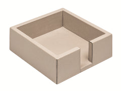 Ritz Leather-Covered Wood Napkin Holder Medium