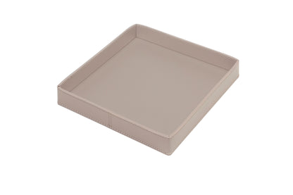 RUDI Omega Regenerated Leather Valet Tray Square | Finest Regenerated Leather Structure | Water-resistant and UV-resistant Finish | Explore a Range of Luxury Home Accessories at 2Jour Concierge, #1 luxury high-end gift & lifestyle shop