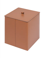 Bino Regenerated Leather Bin, Square