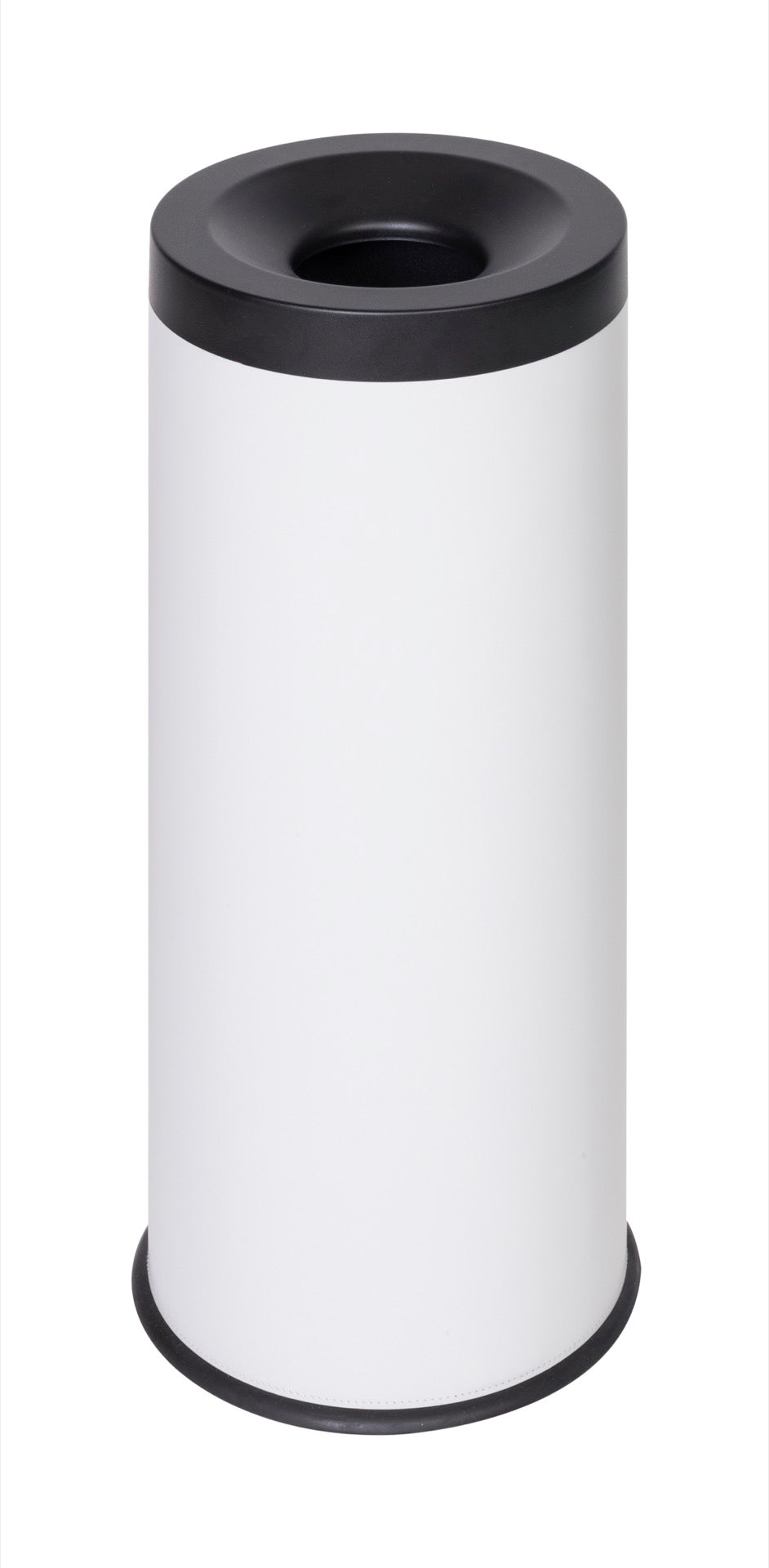 Rudi Bino | Fireproof Bin: Regenerated leather with coated metal frame and smooth matte finish, designed for safety and refined aesthetics in office or hospitality spaces | Office + Tech / Bins | 2Jour Concierge, your luxury lifestyle shop