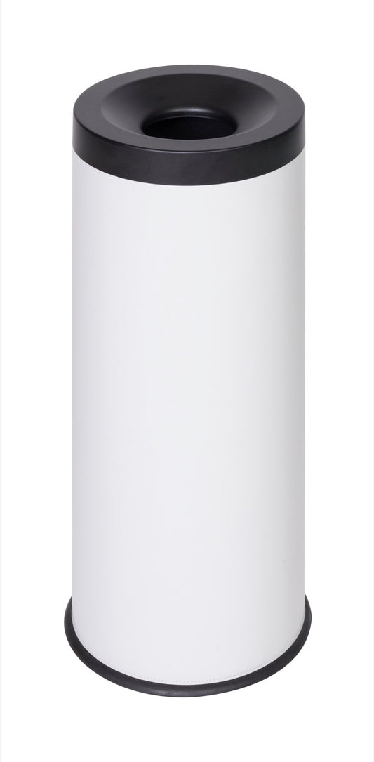 Rudi Bino | Fireproof Bin: Regenerated leather with coated metal frame and smooth matte finish, designed for safety and refined aesthetics in office or hospitality spaces | Office + Tech / Bins | 2Jour Concierge, your luxury lifestyle shop