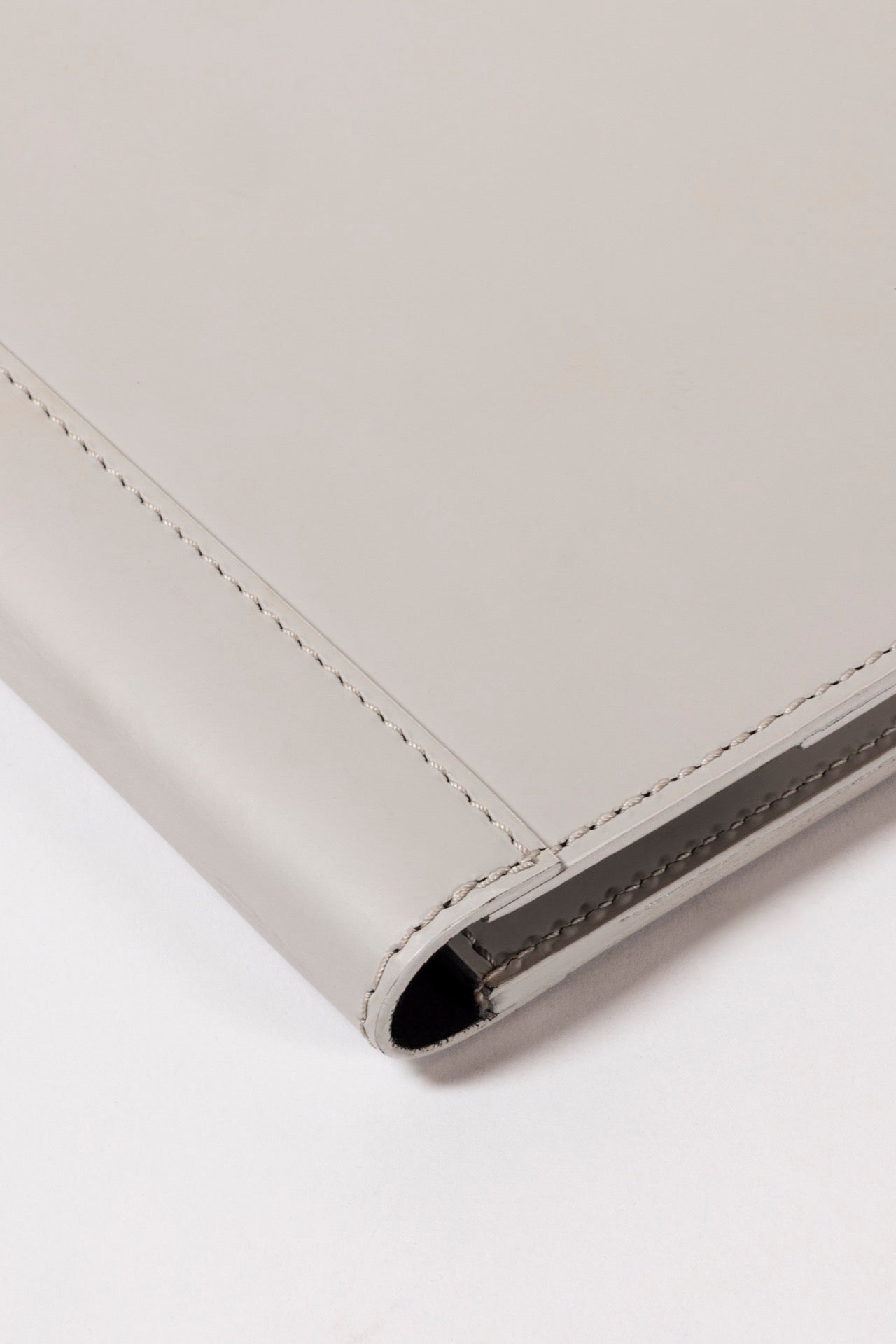 Regenerated Leather Notepad Holder with Fabric Interior