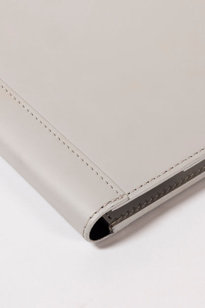 Regenerated Leather Notepad Holder with Fabric Interior