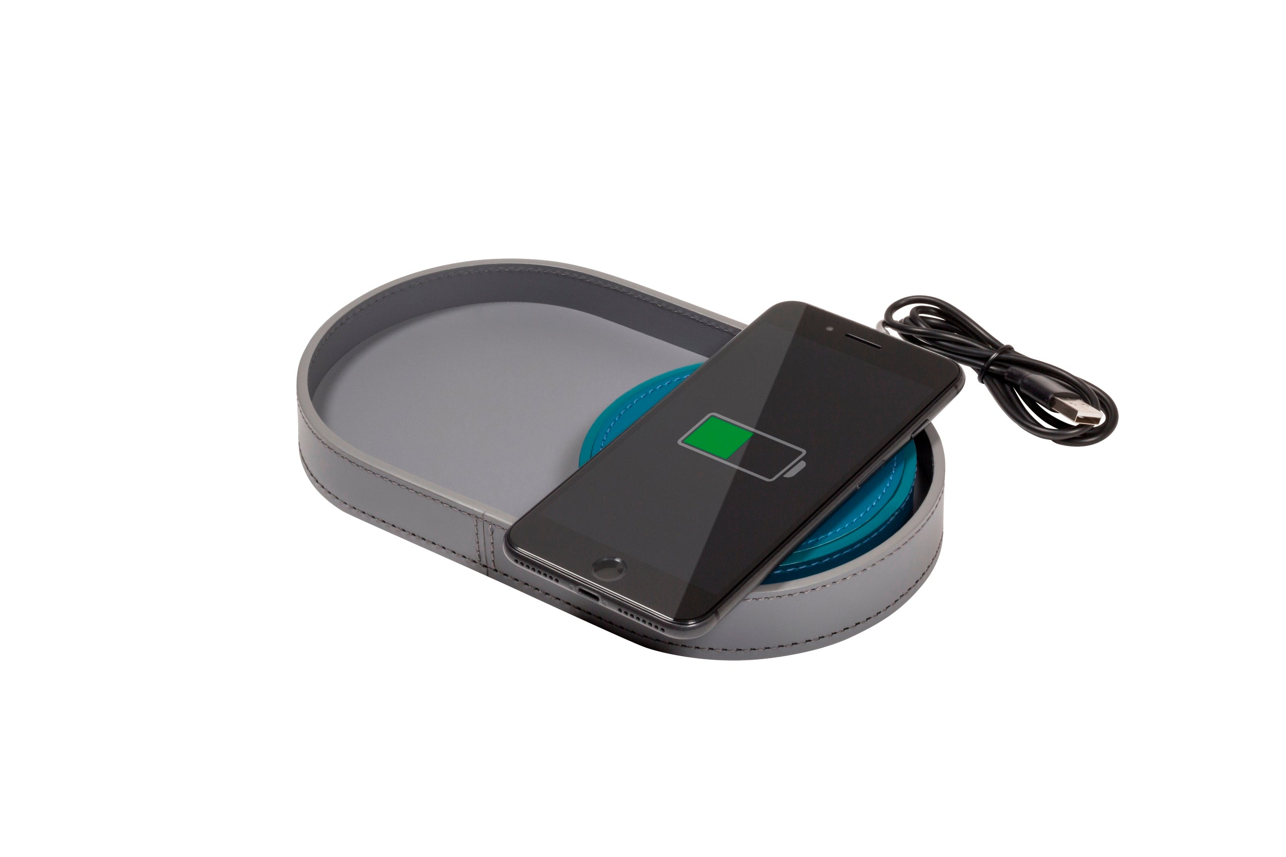 RUDI Ampère Regenerated LeatherCovered Fast Wireless Charger (Qi