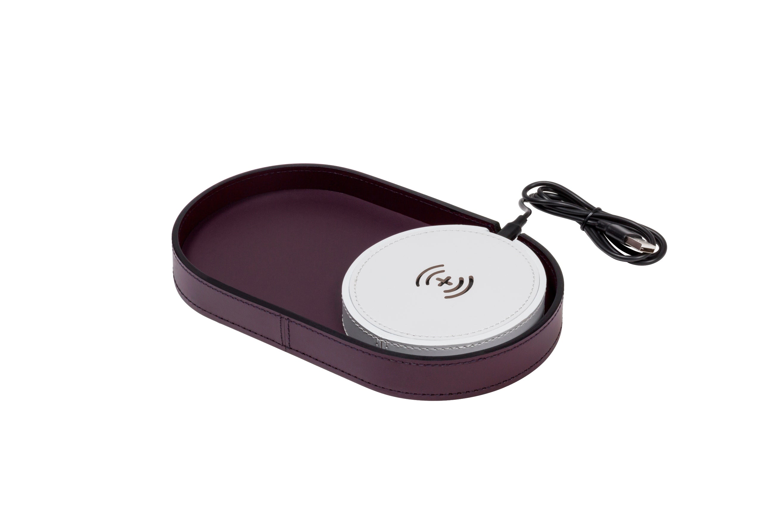 RUDI Ampère Regenerated LeatherCovered Fast Wireless Charger (Qi