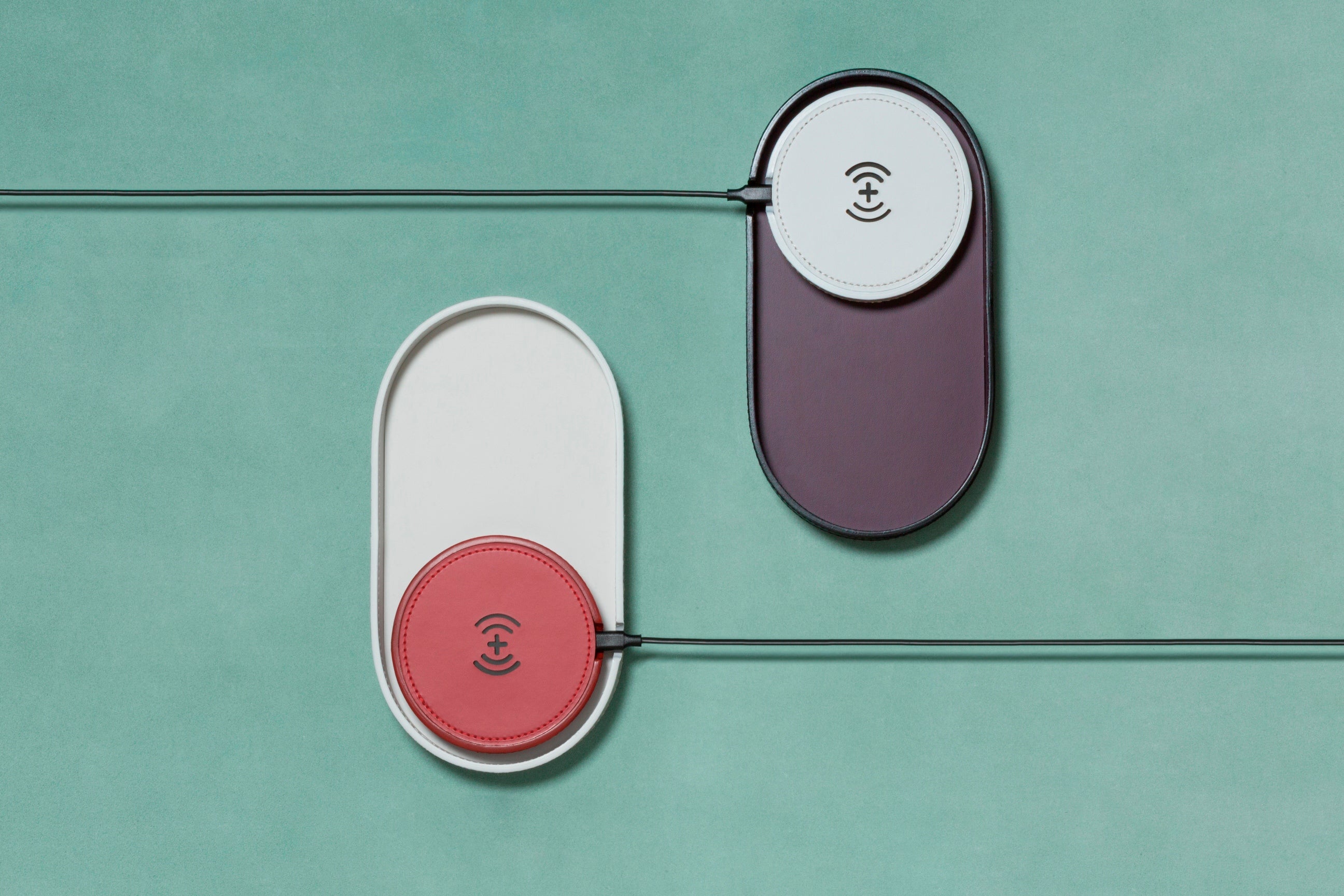 RUDI Ampère Regenerated LeatherCovered Fast Wireless Charger (Qi