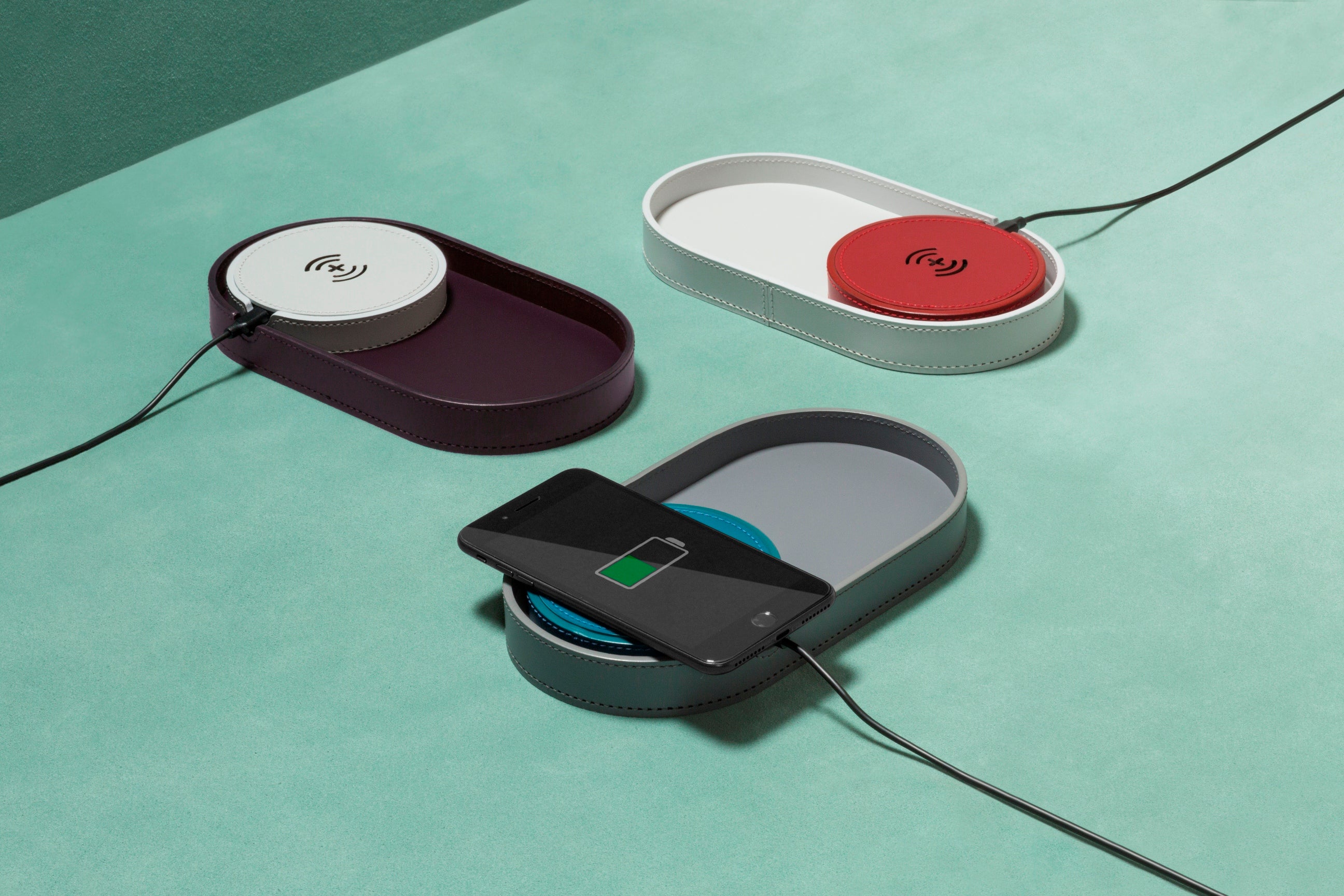 RUDI Ampère Regenerated LeatherCovered Fast Wireless Charger (Qi