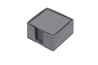Acquerello Regenerated Leather Coaster Holder & 6/12 Coasters