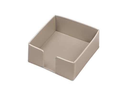Rudi Voilà | Napkin Holder: Regenerated leather with open sides and smooth, matte finish, for presenting napkins on dining or hospitality tables | Serveware & Hospitality / Napkin + Cutlery Holders | 2Jour Concierge, your luxury lifestyle shop