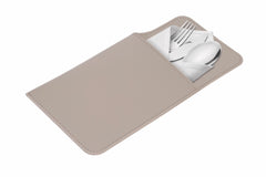Ale Regenerated Leather Single Cutlery Holder, Rectangular