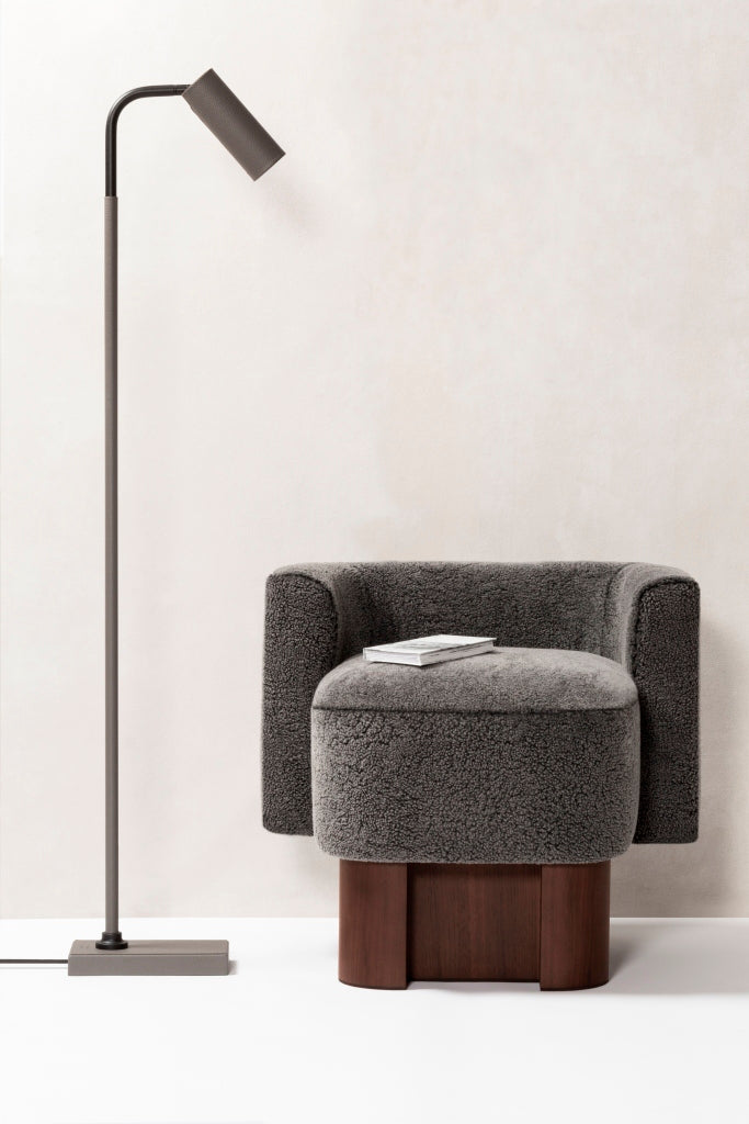 Giobagnara x TEKNA Marquesse Floor Lamp | Ideal Reading Luminaire | Leather-Covered Design | 350° Turnable and 90° Adjustable Light Tube | Weighted Base for Stability | Sleek and Essential Design | Explore a Range of Luxury Lighting Options at 2Jour Concierge, #1 luxury high-end gift & lifestyle shop