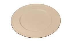 Paride Leather-Covered Metal Underplate Standard