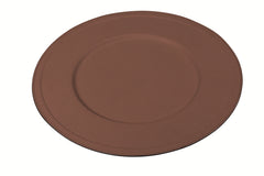 Paride Leather-Covered Metal Underplate Large