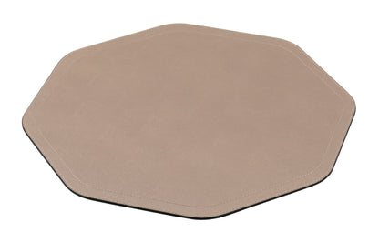 All-Leather Placemat, Octagonal