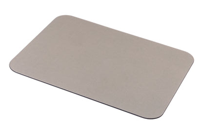 Giobagnara | Vanny Placemat: All-leather rectangular placemat with stitching and size options | Serveware + Hospitality / Placemats & Underplates | 2Jour Concierge, your luxury lifestyle shop | premium leather placemats for expensive interiors, dining tables, hospitality settings, and curated table compositions
