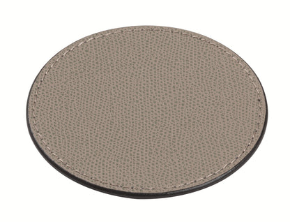 Giobagnara Tao Coaster | All-leather structure | Semi-flexible and waterproof | Available in square, round, square rounded, and octagonal shapes | Stylish and durable | Home Decor and Serveware | 2Jour Concierge, your luxury lifestyle shop
