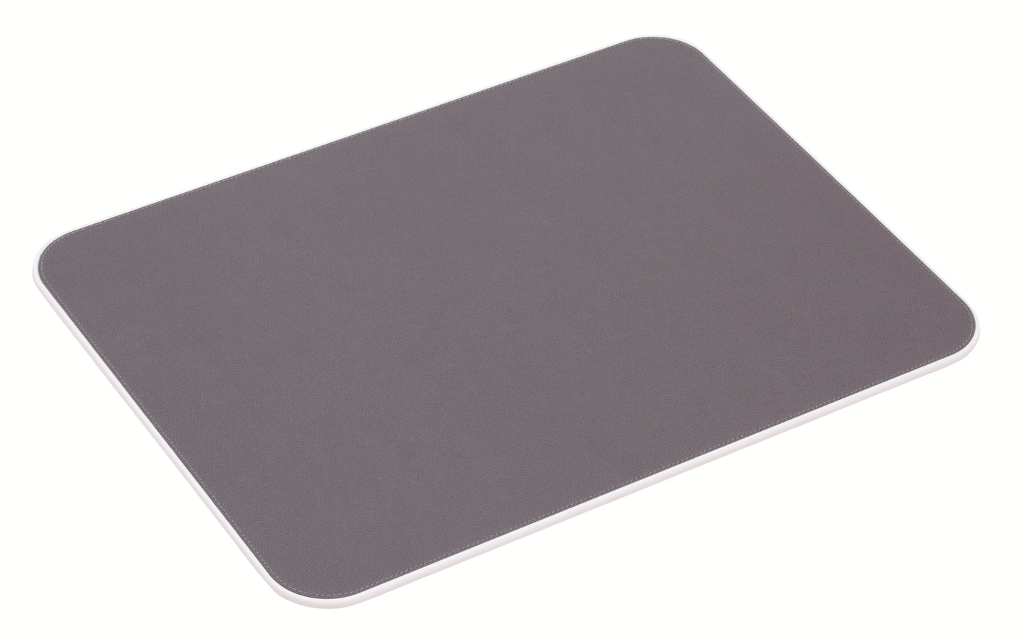 Sirmione Placemat by Giobagnara | White Corian® with leather insert | Fresh and modern look | High functionality and aesthetic performance | Tableware and Accessories | 2Jour Concierge, your luxury lifestyle shop