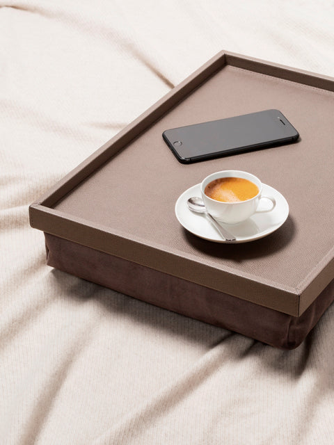 Giobagnara Teddy Bed Tray with Suede Padding | Luxury Bedroom Accessories, Elegant Breakfast Trays & Gift Items | 2Jour Concierge, #1 luxury high-end gift & lifestyle shop
