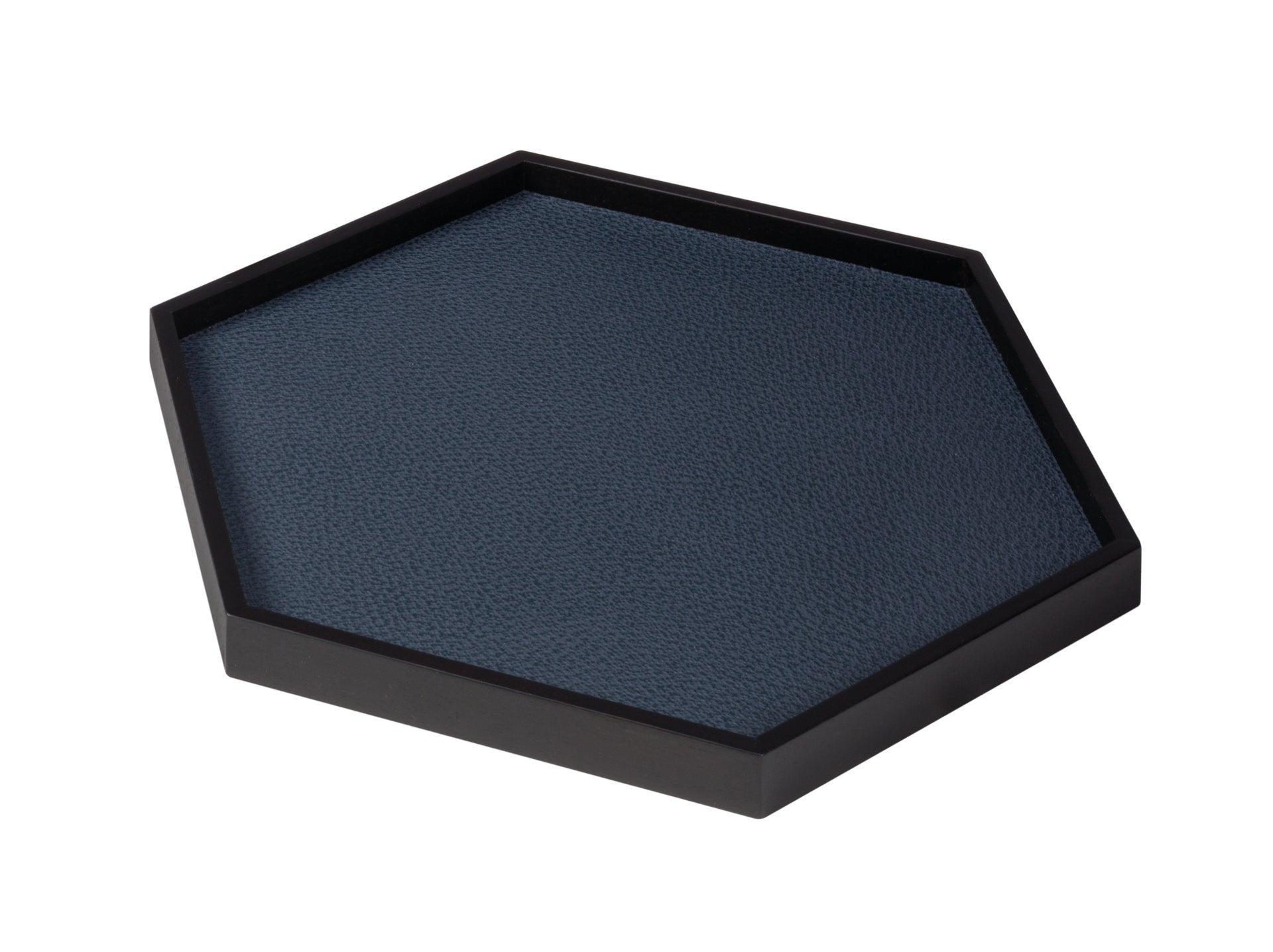 Giobagnara | Phorma Tray: Leather-lined wood tray in square and rectangular shapes with multiple sizes | Decor / Valet Trays | 2Jour Concierge, your luxury lifestyle shop | luxury decorative storage, premium trays for expensive interiors, office desks, sideboards, and coordinated room settings