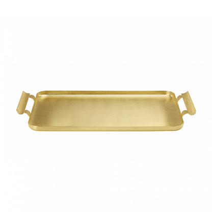 Velvet 1 Rectangular Metal Tray with Handles