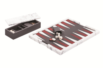 Giobagnara Ettore Marble Backgammon Set| 2Jour Concierge, #1 luxury high-end gift & lifestyle shop