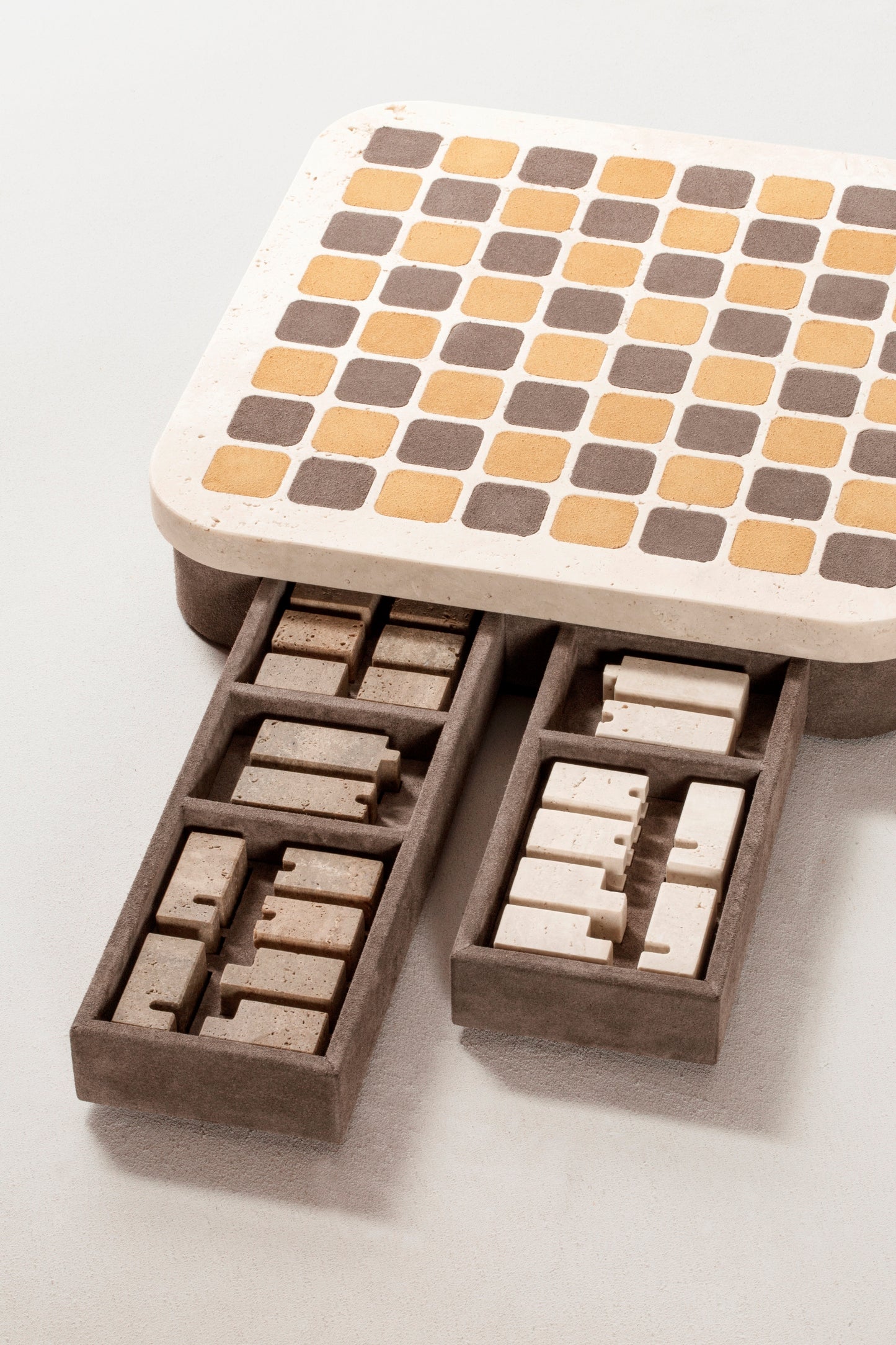 Giobagnara Delos Marble Chess Set | 2Jour Concierge, #1 luxury high-end gift & lifestyle shop