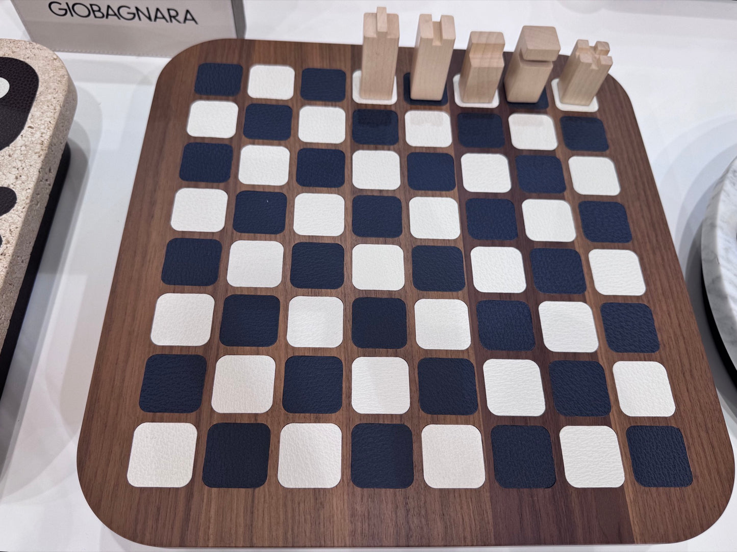 Delos Wood Chess Set