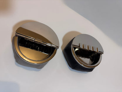 Barry Windproof Brass & Leather Bean Bag Ashtray
