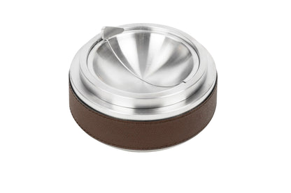 Giobagnara Libeccio Leather-Covered Tipping Ashtray | Luxury Cigar and Smoking Accessories, Sophisticated Tabletop Decor & Gift Items | 2Jour Concierge, #1 luxury high-end gift & lifestyle shop