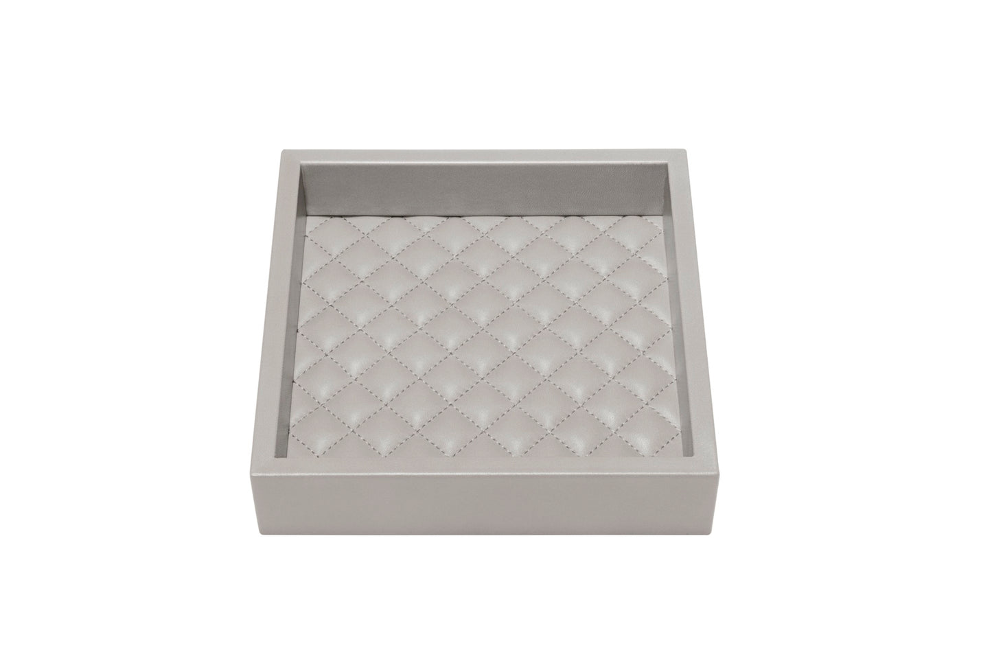 Riviere Febe Leather | Valet Trays: Leather trays with quilted or woven padded lining in various patterns and shapes | Decor / Valet Trays | 2Jour Concierge, your luxury lifestyle shop | luxury interiors, home organization, refined lifestyle, designer trays, handcrafted décor