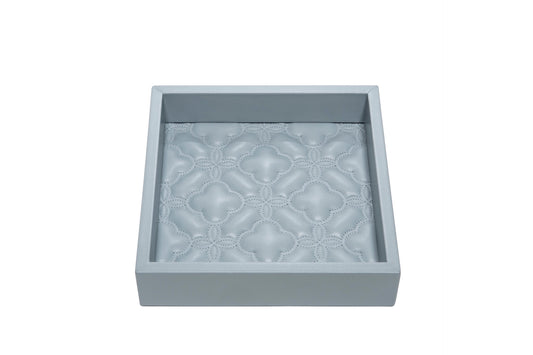 Riviere Febe Leather | Valet Trays: Leather trays with quilted or woven padded lining in various patterns and shapes | Decor / Valet Trays | 2Jour Concierge, your luxury lifestyle shop | luxury interiors, home organization, refined lifestyle, designer trays, handcrafted décor