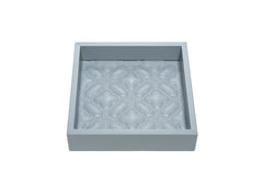 Febe Quilted Floral Leather Valet Tray