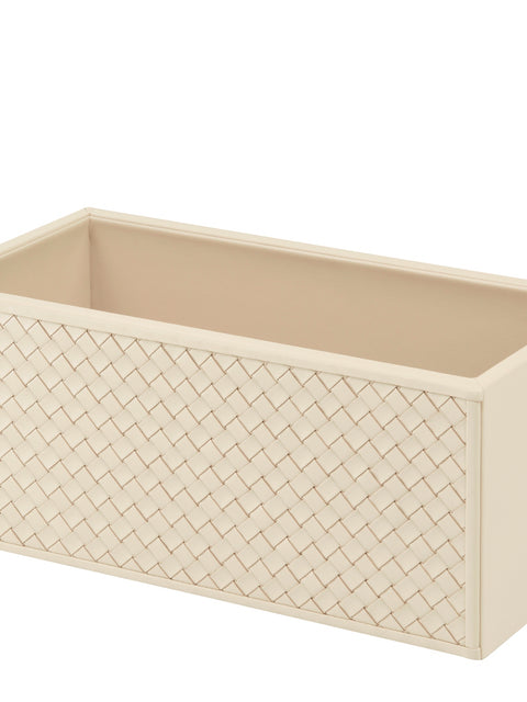 Riviere Scilla Handwoven Basket | Multi-purpose Container Box | Handwoven Leather | Perfect for Yacht Decor | Explore a Range of Luxury Home Accessories at 2Jour Concierge, #1 luxury high-end gift & lifestyle shop