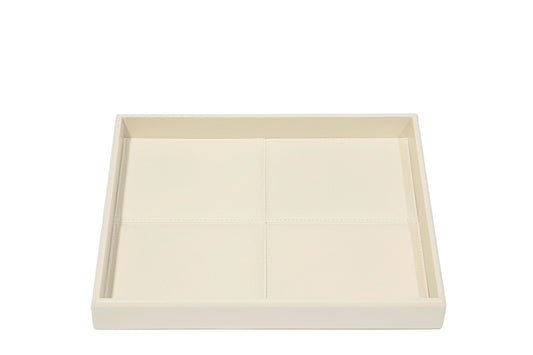 Riviere Eva Classic | Valet Trays: Smooth leather trays with stitched padded lining, available in square and rectangular shapes | Decor / Valet Trays | 2Jour Concierge, your luxury lifestyle shop | luxury interiors, refined living, handcrafted details, modern elegance, designer décor