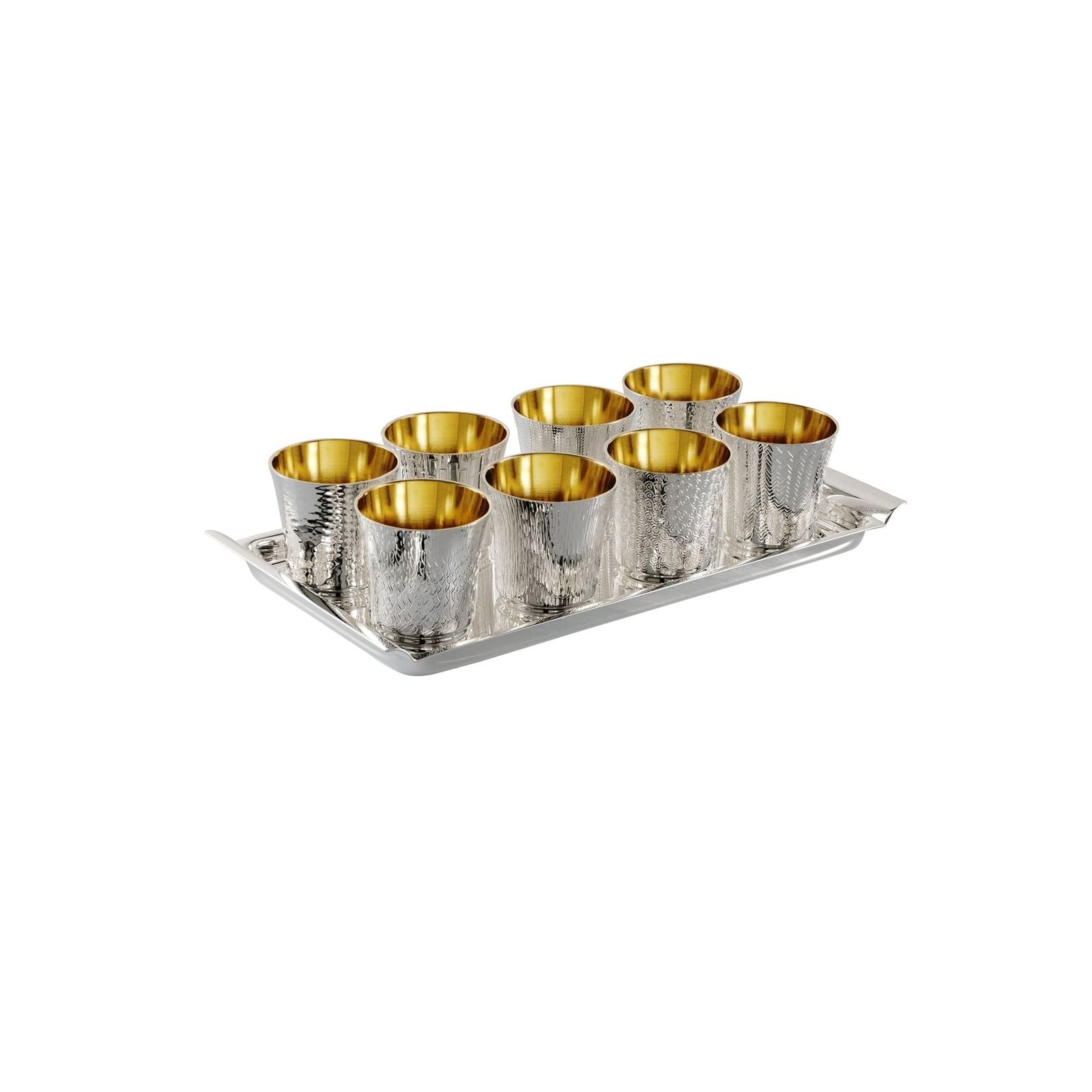 Zanetto Scacciapensieri Liquor Set with Shot Glasses and Shiny Smooth Tray | Exquisite Design, High-Quality Craftsmanship | Elegant Addition to Your Barware Collection | Explore a Range of Luxury Bar Accessories at 2Jour Concierge, #1 luxury high-end gift & lifestyle shop