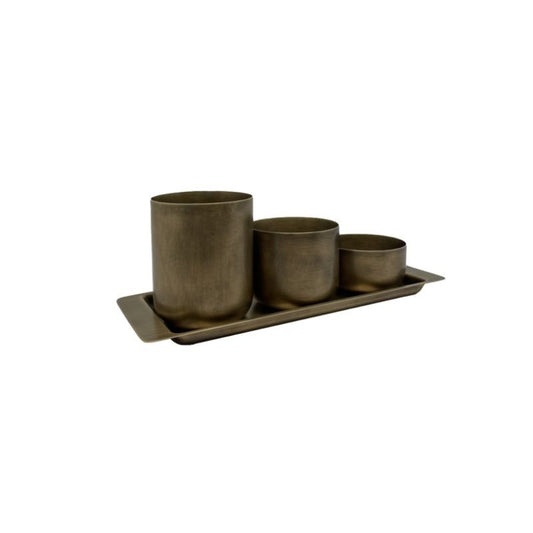 Zanetto New York Burnished Brass Small Bowl with Beeswax Coating and Smooth Matte Finish | Small Bowl: Burnished brass bowl with beeswax coating and smooth matte finish, perfect for serving nuts, olives or condiments with warm contemporary elegance | Tableware & Serveware / Bowls | 2Jour Concierge, your luxury lifestyle shop

