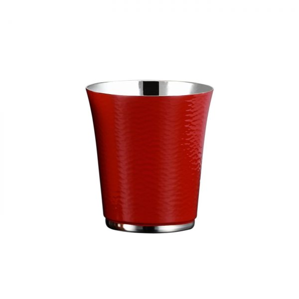 Zanetto Capri Silver-Plated Tumbler Cup with Cold Enamels | Elegant Design, Exquisite Craftsmanship | Stylish Addition to Your Drinkware Collection | Explore a Range of Luxury Bar Accessories at 2Jour Concierge, #1 luxury high-end gift & lifestyle shop