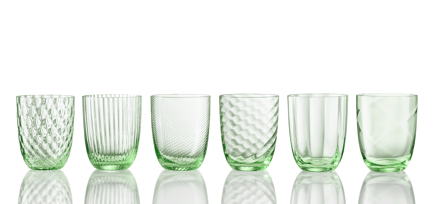 Idra Textured Murano Glass Tumbler, Set of 6