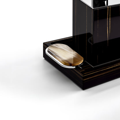 Arcahorn Argentella Toothbrush Holder | Glossy Ebony and Chromed Brass | Elegant Bathroom Accessory | Explore a Range of Luxury Home Accessories at 2Jour Concierge, #1 luxury high-end gift & lifestyle shop