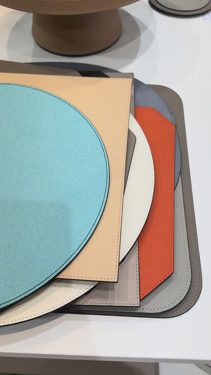 All-Leather Placemat, Oval