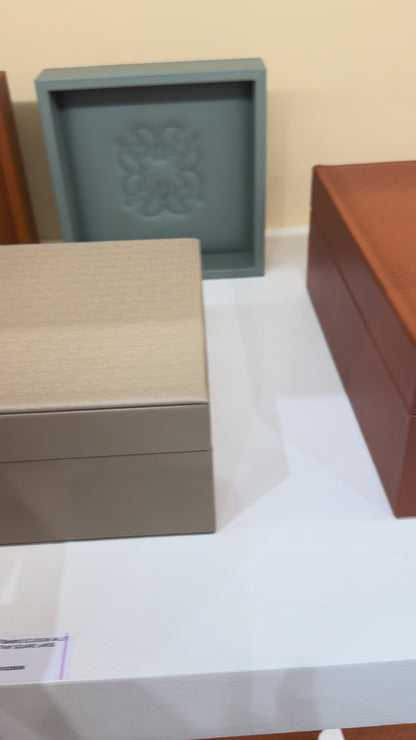 x Elie Saab Monogram Leather Jewellery Box with Suede Lining
