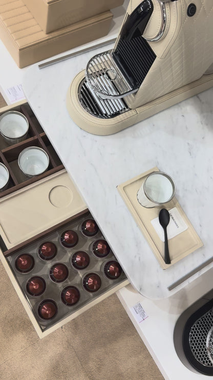 Citiz Diamonds Leather-Bound Nespresso Coffee Machine